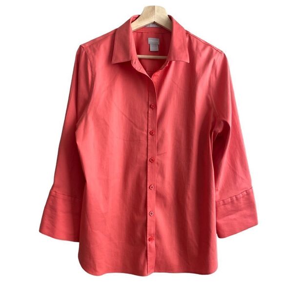 Chicos no iron stretch button down - Picture 1 of 5
